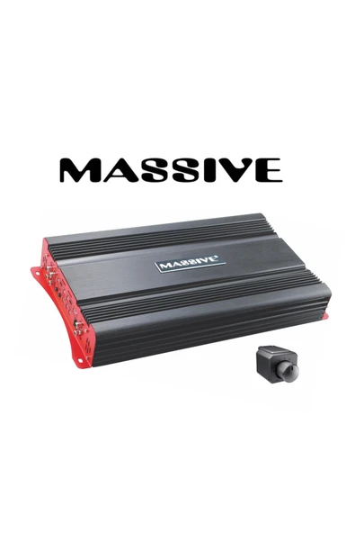 Massive Ms-kl5800.5 4ohm 4x80w Rms 5 Kanal Oto Amfi Power 4ohm 1x 350w Rms Bas Kontrollü Oto Anfi ürün görseli 1