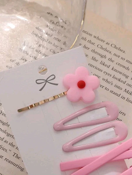7'li Pembe Toka Set - Resim 2