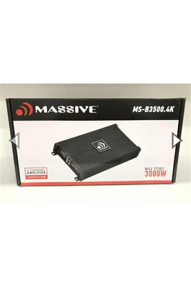 Massive Ms-b3500.4k 3000wat 4 Kanal Amfi Pro Seri - Resim 3