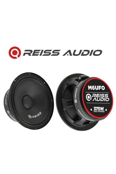 Reiss Audio Rs-m6ufo En Iyisini Isteyenlere Çifti 750w-300w Rms Metal Kapaklı 16cm Oto Midrange Hoparlör ürün görseli 1