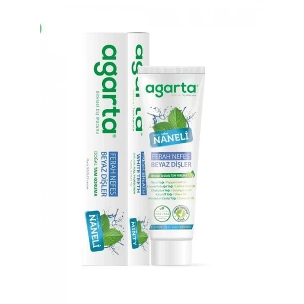 Agarta Doğal Diş Macunu 100 Ml Nane Özlü ürün görseli 1