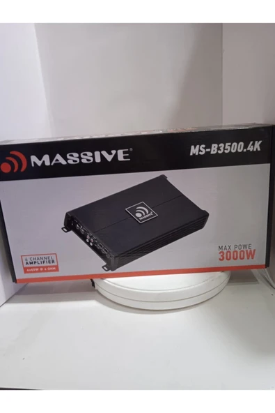 Massive Ms-b3500.4k Oto Amfi ürün görseli 1