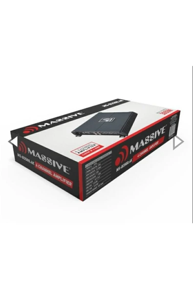 Massive Ms-b3500.4k 3000wat 4 Kanal Amfi Pro Seri - Resim 2