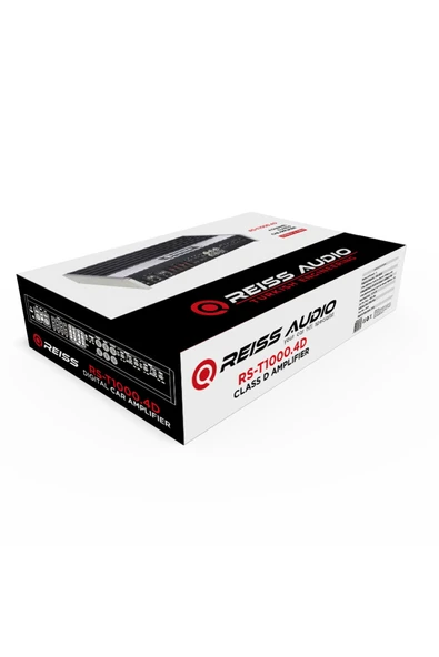 REISS AUDIO Rs-t1000.4 D Class 4x250 Ampfilikatör ürün görseli 1