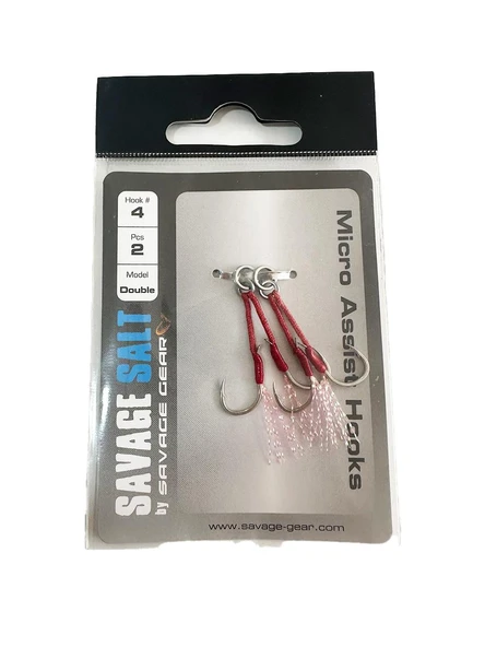 Savage Gear Micro Assist Single İğne No:4 2Ad. Double ürün görseli 1