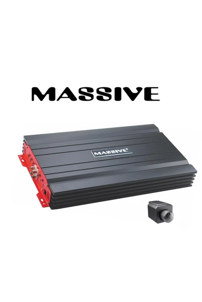 Massive Ms-kl120.4 4x120 Rms Profesyonel Oto Amfi Anfi Kl120.4 Bas Kontrollü ürün görseli 1