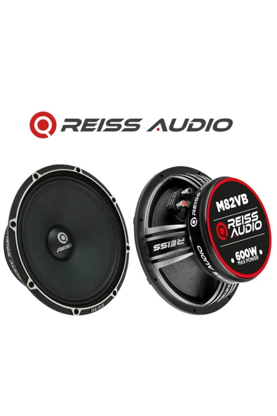 Reiss Rs-m82vb 20cm Tanesi 600wat-300w Rms 20cm Oto Midrange Hoparlör Premimum Seri ürün görseli 1