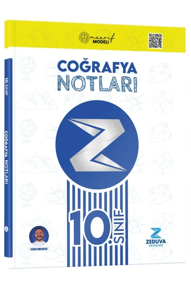 Coğrafyanın Kodları Maarif Modeli 10. Sınıf Coğrafya Notları Zeduva Yayınları ürün görseli 1