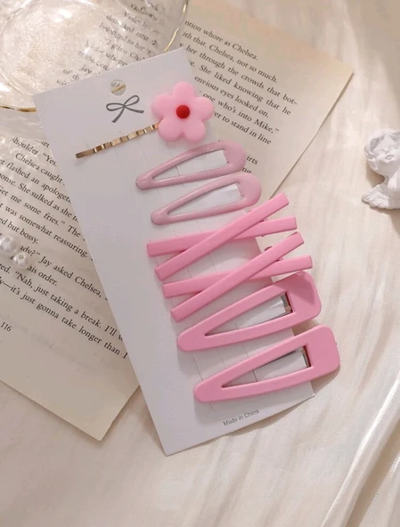 7'li Pembe Toka Set ürün görseli 1
