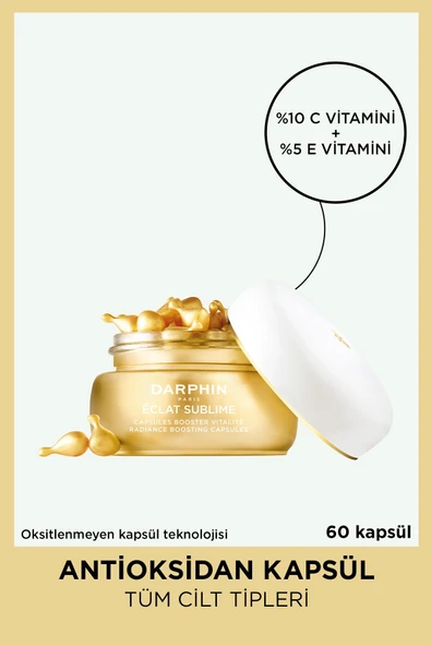 Darphin Eclat Sublime %10 Vitamin C %5 Vitamin E Antioksidan Kapsül 60 Kapsül ürün görseli 1