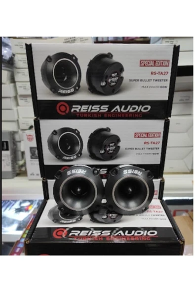 Reiss Rs Ta27 Çifti 200w Watt Titanium Spl Dome Tweeter ürün görseli 1