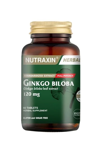 Nutraxin Ginko Biloba 60 Tablet ürün görseli 1
