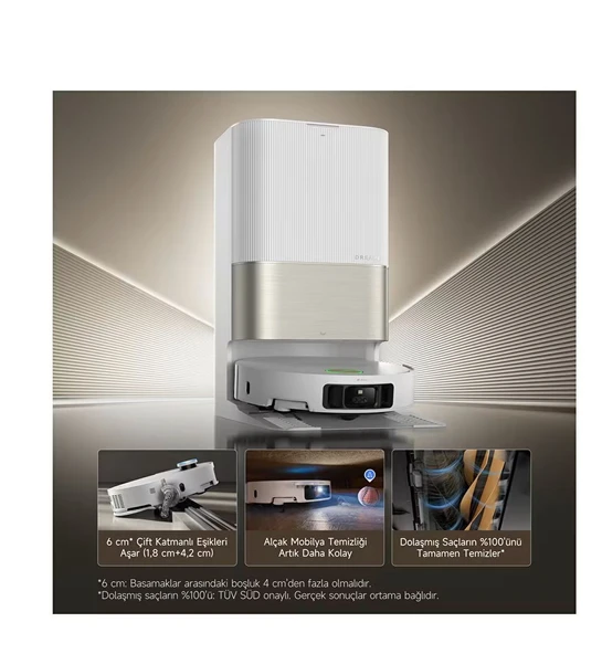 Dreame X50 Ultra Complete - White - Resim 5