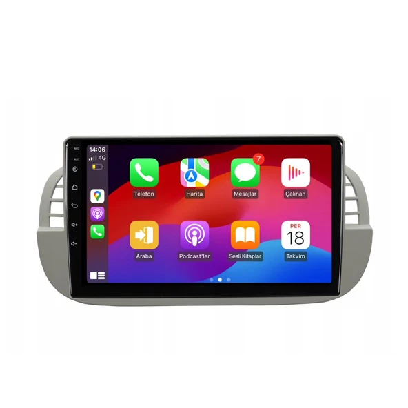 Fiat 500C Android Multimedya Sistemi 4-64 Cadence (2008-2015) - Resim 4