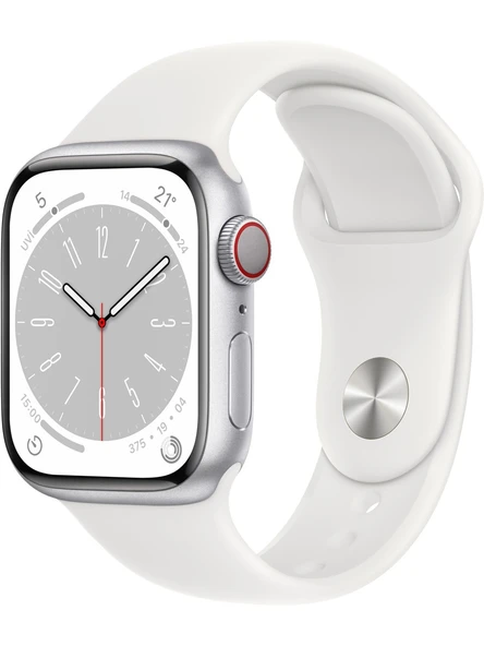 APPLE WATCH SERİES 8 45MM GÜMÜŞ VİTRİN ürün görseli 1