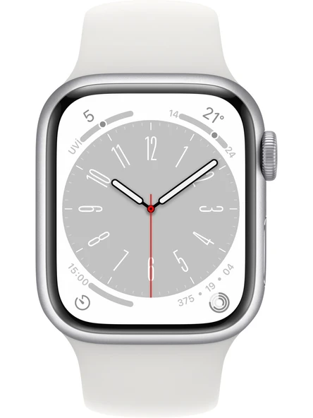 APPLE WATCH SERİES 8 45MM GÜMÜŞ VİTRİN - Resim 2