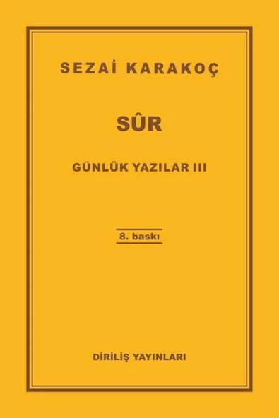 Günlük Yazılar 3 - Sur ürün görseli 1
