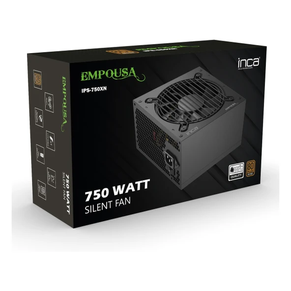 Inca Empousa IPS-750XN 750W 80+ Bronz Güç Kaynağı ürün görseli 1
