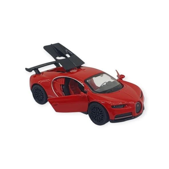 Çek Bırak Araba Metal - 3661C- Kırmızı - Resim 2