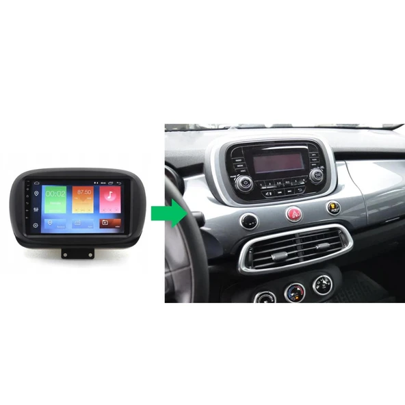 Fiat 500X Android Multimedya Sistemi 4-64 Cadence (2015-2021) ürün görseli 1
