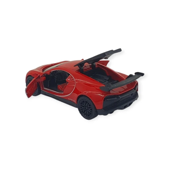 Çek Bırak Araba Metal - 3661C- Kırmızı - Resim 3