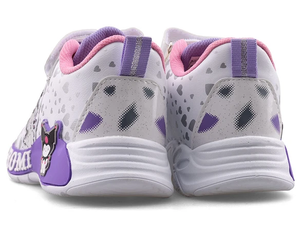 PTTAVM: Kuromi Cırtlı Lastikli Kız Çocuk Spor Ayakkabı Sneakers 725