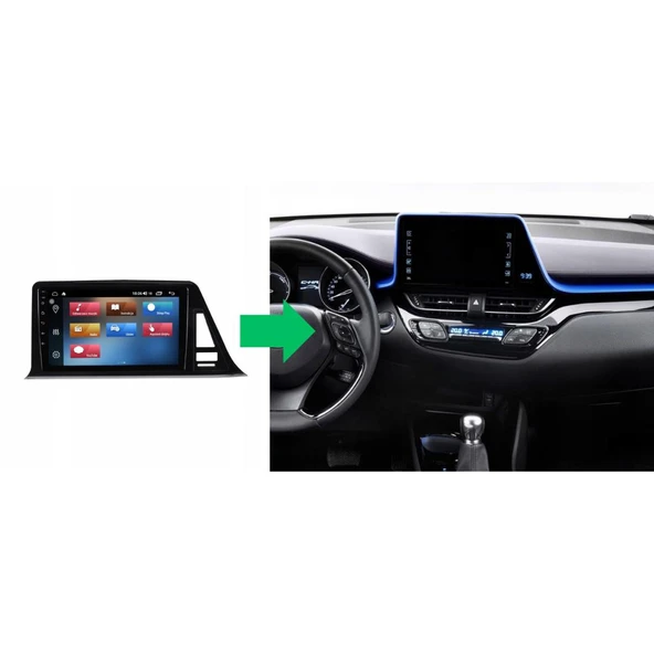 Toyota CH-R Android Multimedya Sistemi 4-64 Cadence (2018-2020) ürün görseli 1