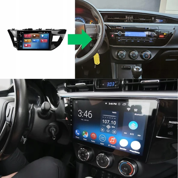Toyota Corolla Android Multimedya Sistemi 4-64 Cadence (2013-2016) ürün görseli 1