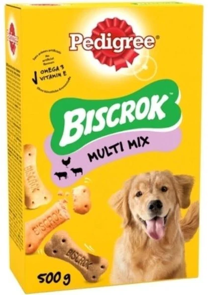 Pedigree Multi Biscrok Köpek Ödül Bisküvisi 500 Gr*2 ADET ürün görseli 1