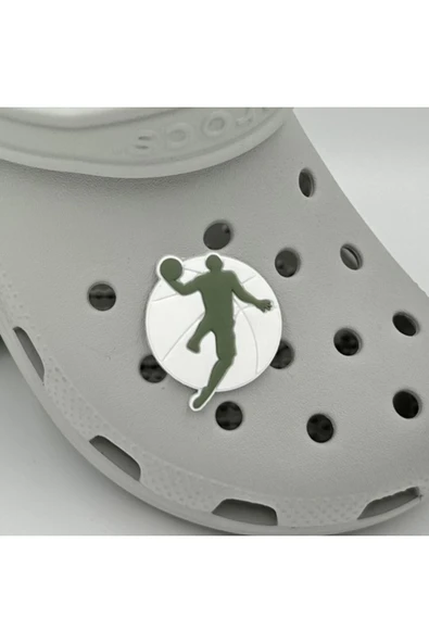Crocs Terlik Süsü ve Aksesuarı , Çanta Süsü – Renkli Jibbitz Jordn Basket Görselli Figür Aksesuarı ürün görseli 1