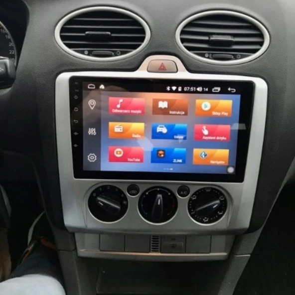 Ford Focus 2 Manuel Klima Android Multimedya Sistemi 4-64 Cadence (2005-2011)+360 KAMERA ürün görseli 1