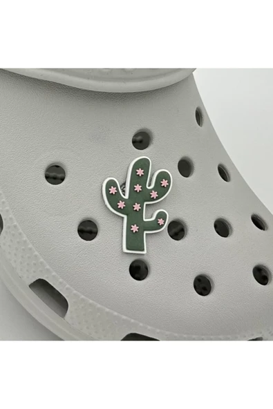 Crocs Terlik Süsü ve Aksesuarı , Çanta Süsü – Jibbitz Kaktüs Görsel Figür Aksesuar ürün görseli 1
