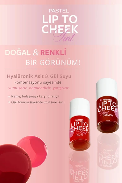 Lip To Cheek Tint 01 - Carmen - Resim 3