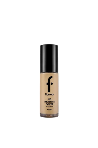 Invisible Cover HD Hafif Yapılı  Yarı Parlak Bitişli Spf30 Fondöten 30 g 80 Sft Beige ürün görseli 1