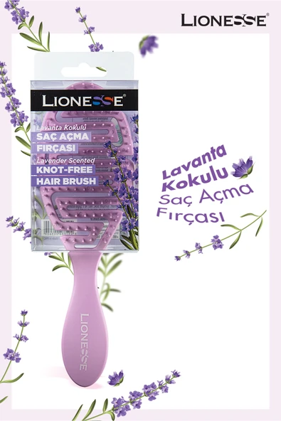 Lavanta Kokulu Saç Fırçası 378 - Esnek Yapılı , Kolay Tarama ürün görseli 1