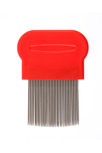 Metal Bit Tarağı 58 - Kırmızı - Resim 2