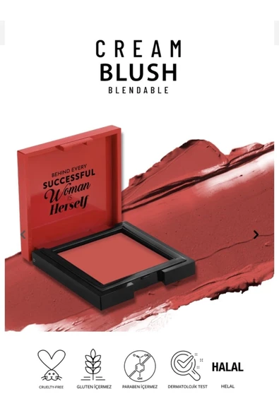 Cream Blush - Krem Allık 43 Scarlett - Resim 5