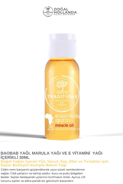 Nourishing Spirits Muzice Yağ / Miracle Oil 30ml ürün görseli 1