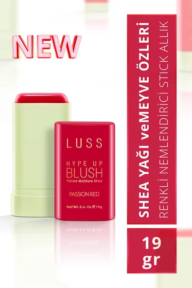 HYPE UP BLUSH STICK ALLIK Passion RED ürün görseli 1