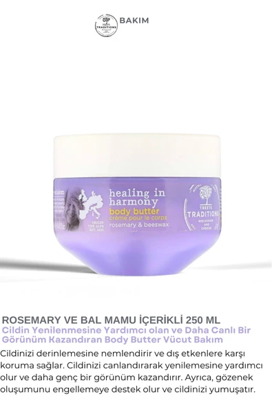 Rosemary Daha Canlı Bir Görünüm Kazandıran Body Butter / Yoğun Vücut Nemlendiricisi ürün görseli 1