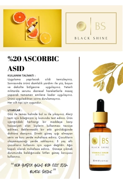 %20 C Vitamini Aydınlatıcı Serum 30 ml - Resim 7