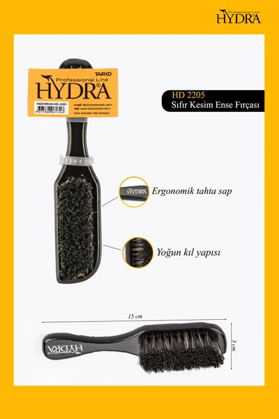 Hydra 2205 Fade Brush Sıfır Kesim Ense Fırçası ürün görseli 1