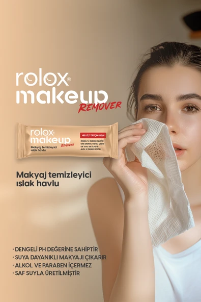 Makeup Remover 50 Paket - Makyaj Temizleyici Islak Havlu ürün görseli 1