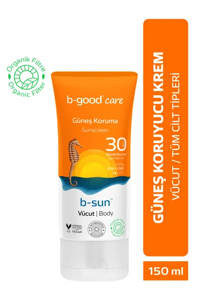 Yetişkin Güneş Kremi SPF 30 Vücut için 150 ml ürün görseli 1