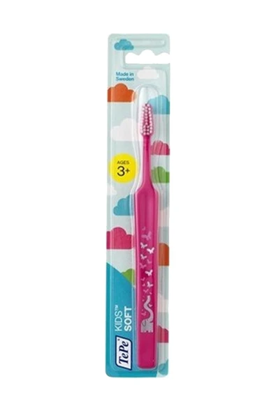 Çocuk Diş Fırçası Kids-Soft (3-5 Yaş) Pembe ürün görseli 1