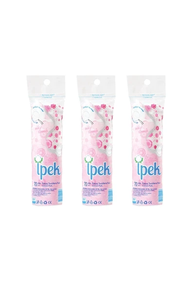Ipek 70'li Makyaj Temizleme Pedi 3 Adet ürün görseli 1
