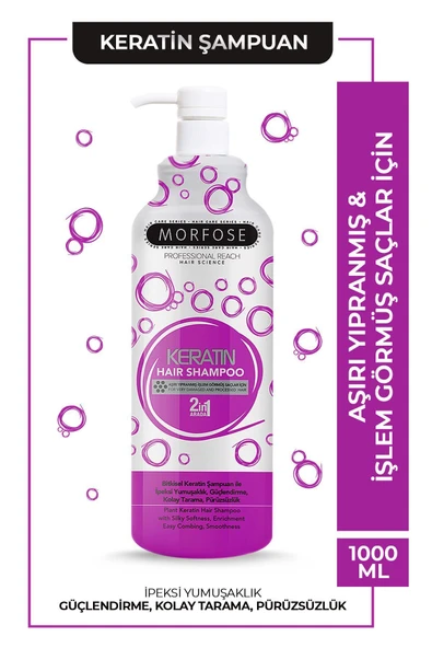 Keratin İçerikli Şampuan 1000 ml ürün görseli 1
