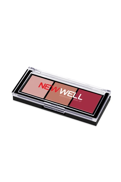 Porcelain Make Up 3lü Far Paleti No02 - Resim 3
