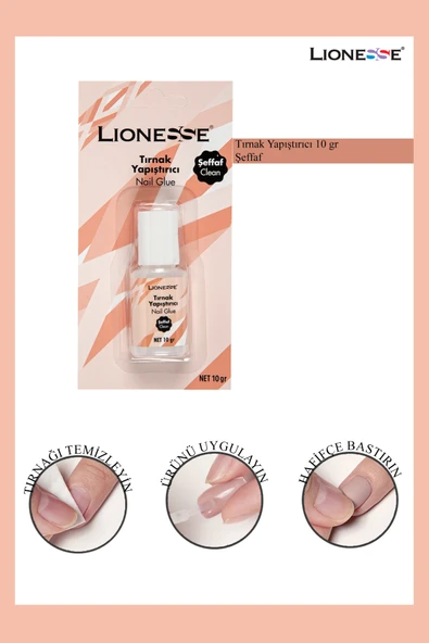 Takma Tırnak Yapıştırıcı 10 gr - Şeffaf ürün görseli 1