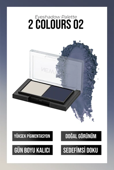 Porcelain Make Up 2li Far Paleti No02 ürün görseli 1